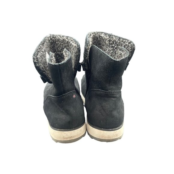 Merrell Womens Juno Bluff Boot Womens 7 Black Suede J001546 Waterproof Snow Flat - Picture 4 of 7